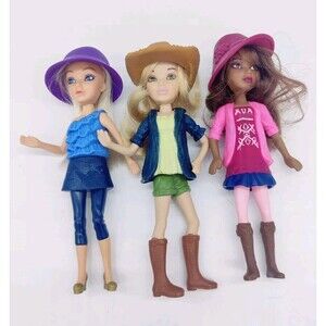 3 Liv Dolls McDonalds 2011 Hayden Sophie & Alexis 6" Figure Girls Happy Meal Toy